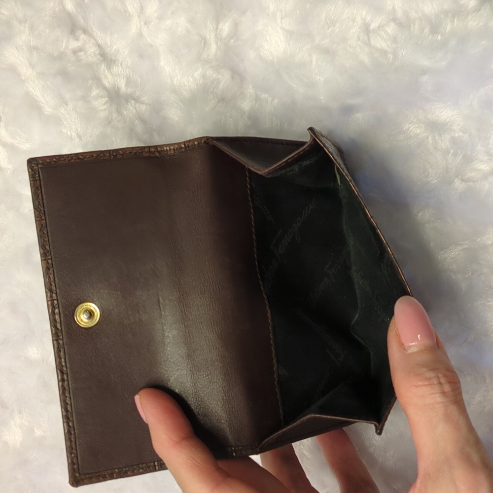 Salvatore Ferragamo Brown Wallet - Picture 5 of 9